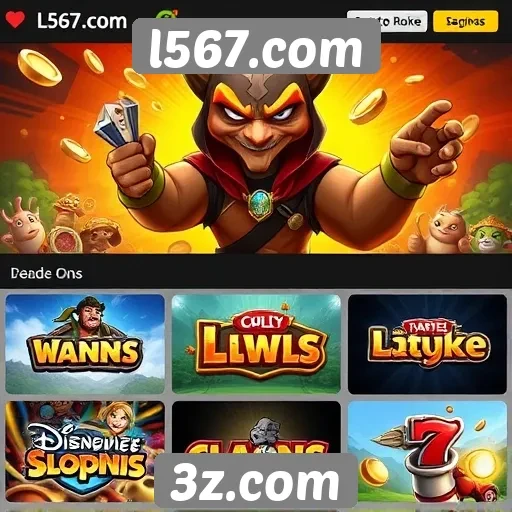 Perfil dos jogos disponíveis na plataforma l567.com