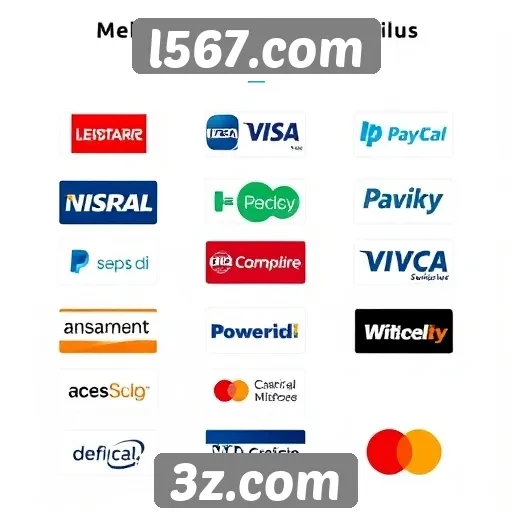 Métodos de pagamento disponíveis no l567.com